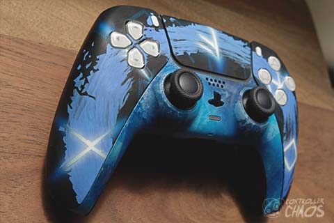 God of War Ragnarok Blue PS5 Skin Kratos Ragnarok Controller 