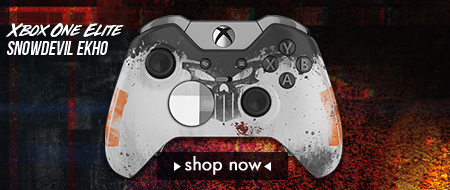 BO4 Blackout Snowdevil EKHO Xbox One Elite Custom Controllers