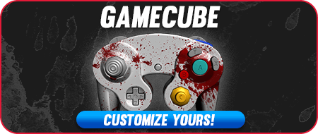 Blood Splatter Gamecube Custom Controllers