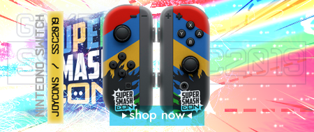 Super Smash Con 2019 JoyCons Custom Controllers
