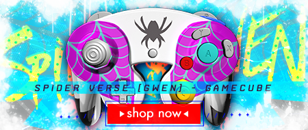 Spider Verse Gwen Stacy Nintendo Gamecube Custom Controller