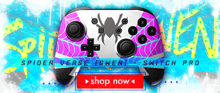 Spider Verse Gwen Stacy Nintendo Switch Pro Custom Controller