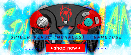 Spider Verse Miles Morales Nintendo Gamecube Custom Controller