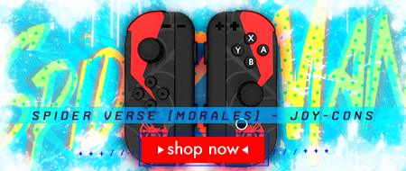 Spider Verse Miles Morales Nintendo Switch Joy-Cons Custom Controller