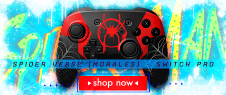Spider Verse Miles Morales Nintendo Switch Pro Custom Controller