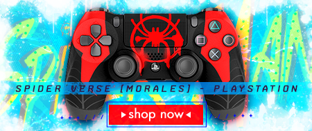 Spider Verse: Miles Morlaes PlayStation 4 Custom Controller